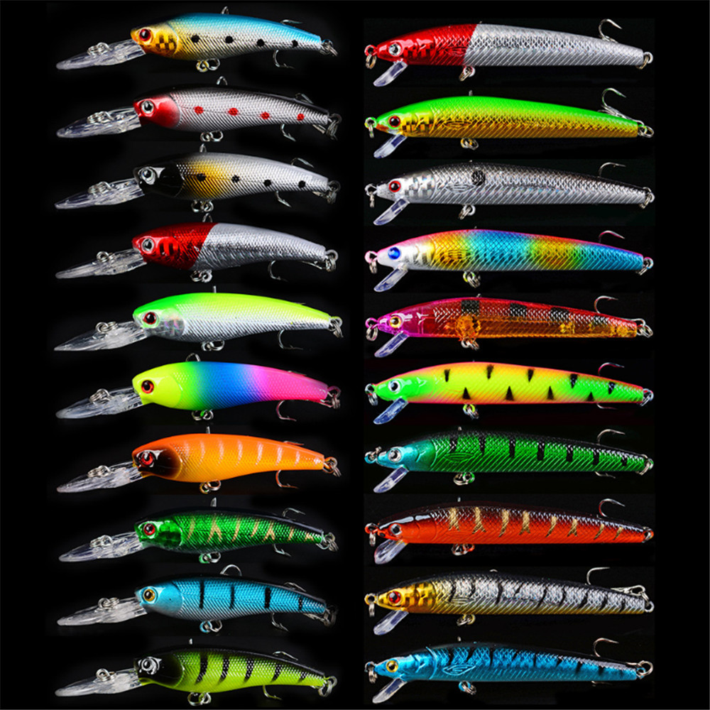 Fishing Lure Crankbait - 20 Buah/Banyak Ikan Kecil Memancing Umpan