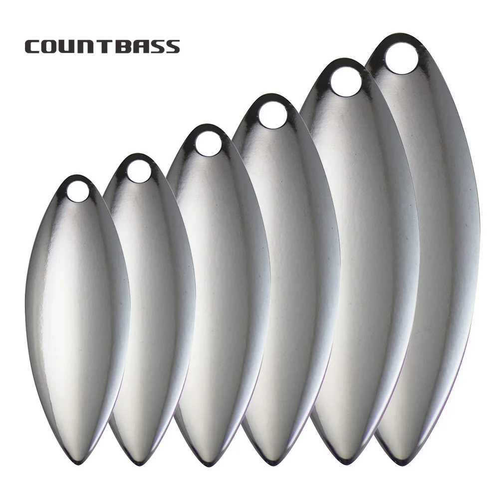Fishing Lure Spinner - Countbass 50 buah ukuran 1-6 nikel