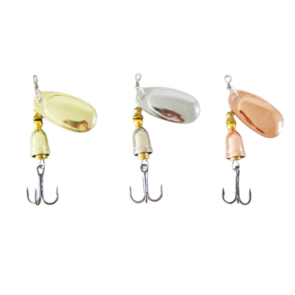 Fishing Lure Crankbait - Umpan logam kuningan keras buatan sendok