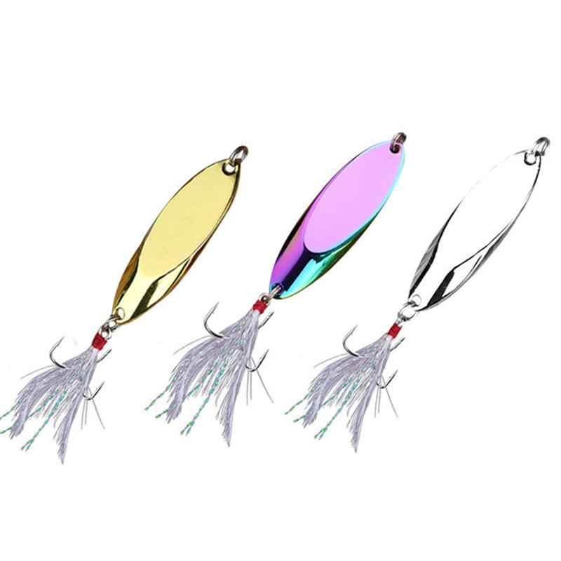 1 buah 2.5 g-35g sendok logam  - Fishing Lure Spinner ulasan dan harga