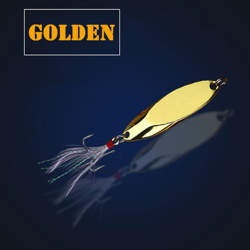 1 buah 2.5 g-35g sendok logam  - Fishing Lure Spinner ulasan dan harga