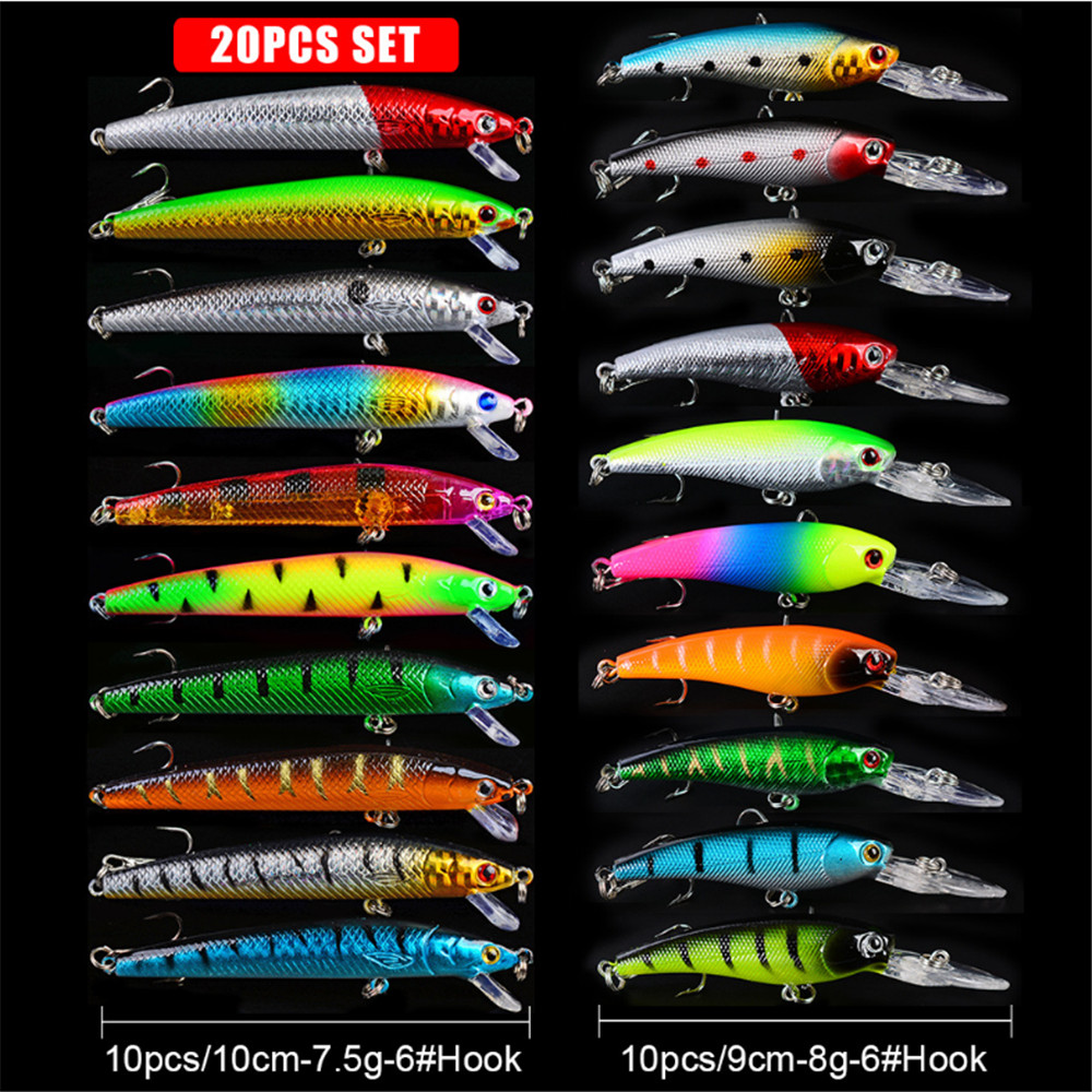 20 Buah/Banyak Ikan Kecil Mema - Fishing Lure Crankbait ulasan dan harga