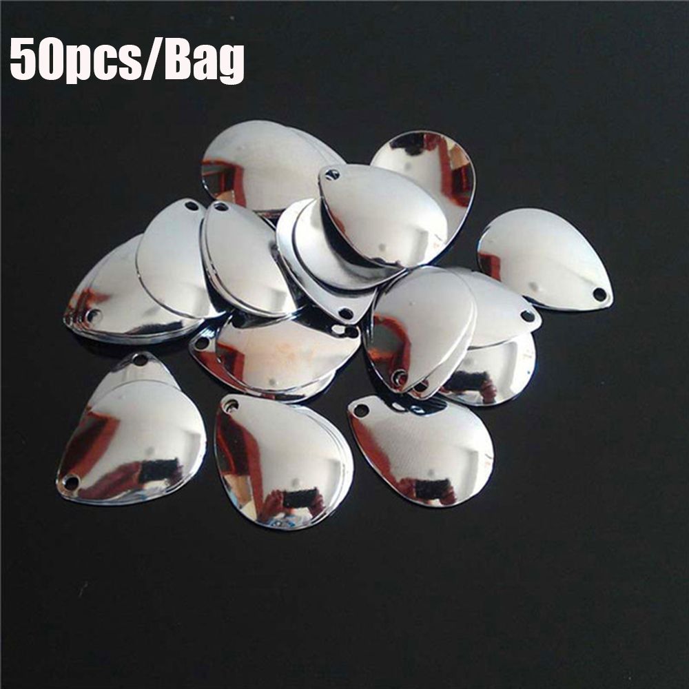 50pcs Umpan Pancing VIB Berben - Fishing Lure Spinner ulasan dan harga